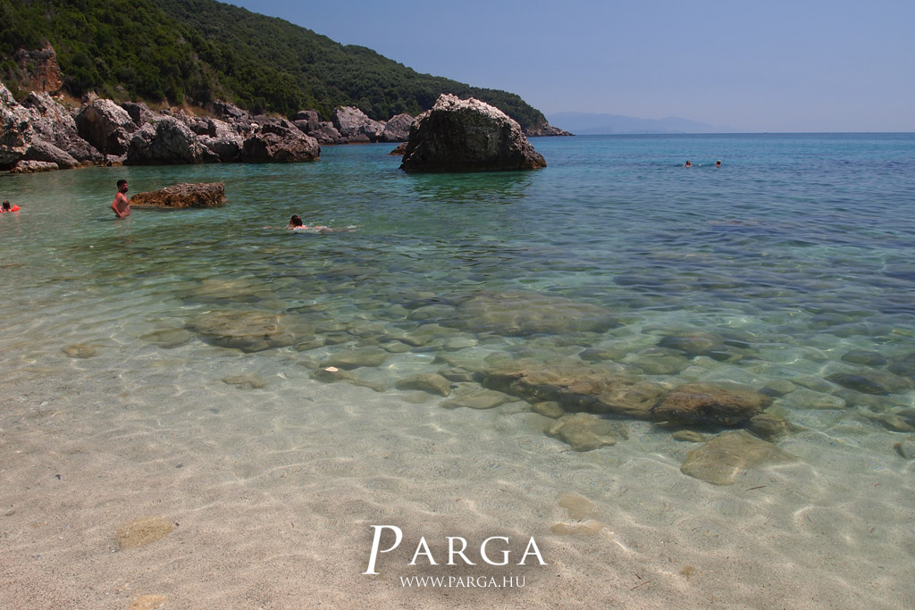 Agios Sostis strand, Parga közelében