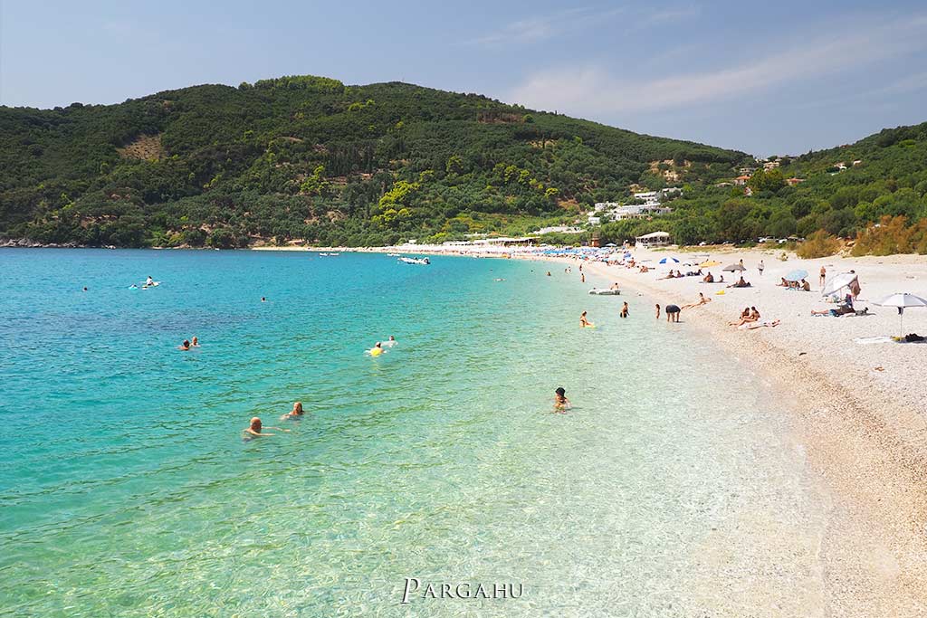 Parga strandjai és tengerpartjai Görögországban